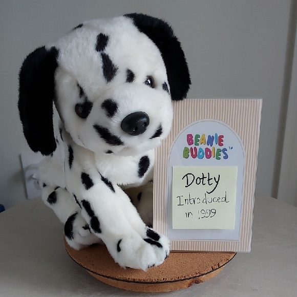Ty Other - Ty Beanie Buddies DOTTY THE DALMATION Introduced In 1999